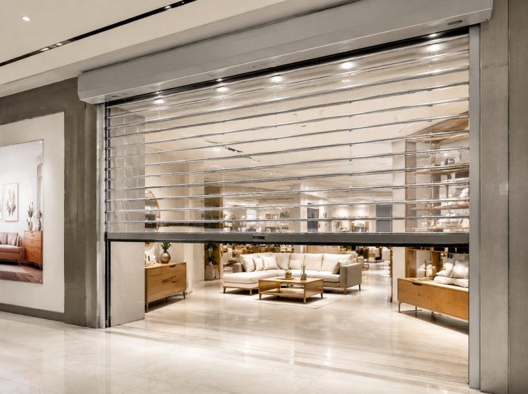 梅河口定制铝合金水晶卷帘门